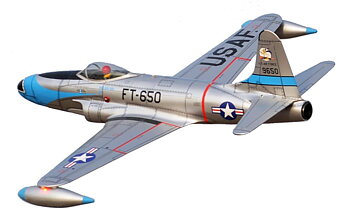 Black Horse P-80 Shooting Star 198cm 120mm EDF ARF