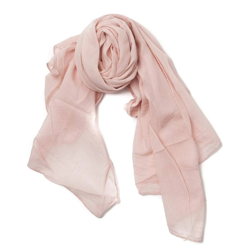 Enfärgad crinklad tunnare scarf från Rosenvinge finns i flera färger! - 4