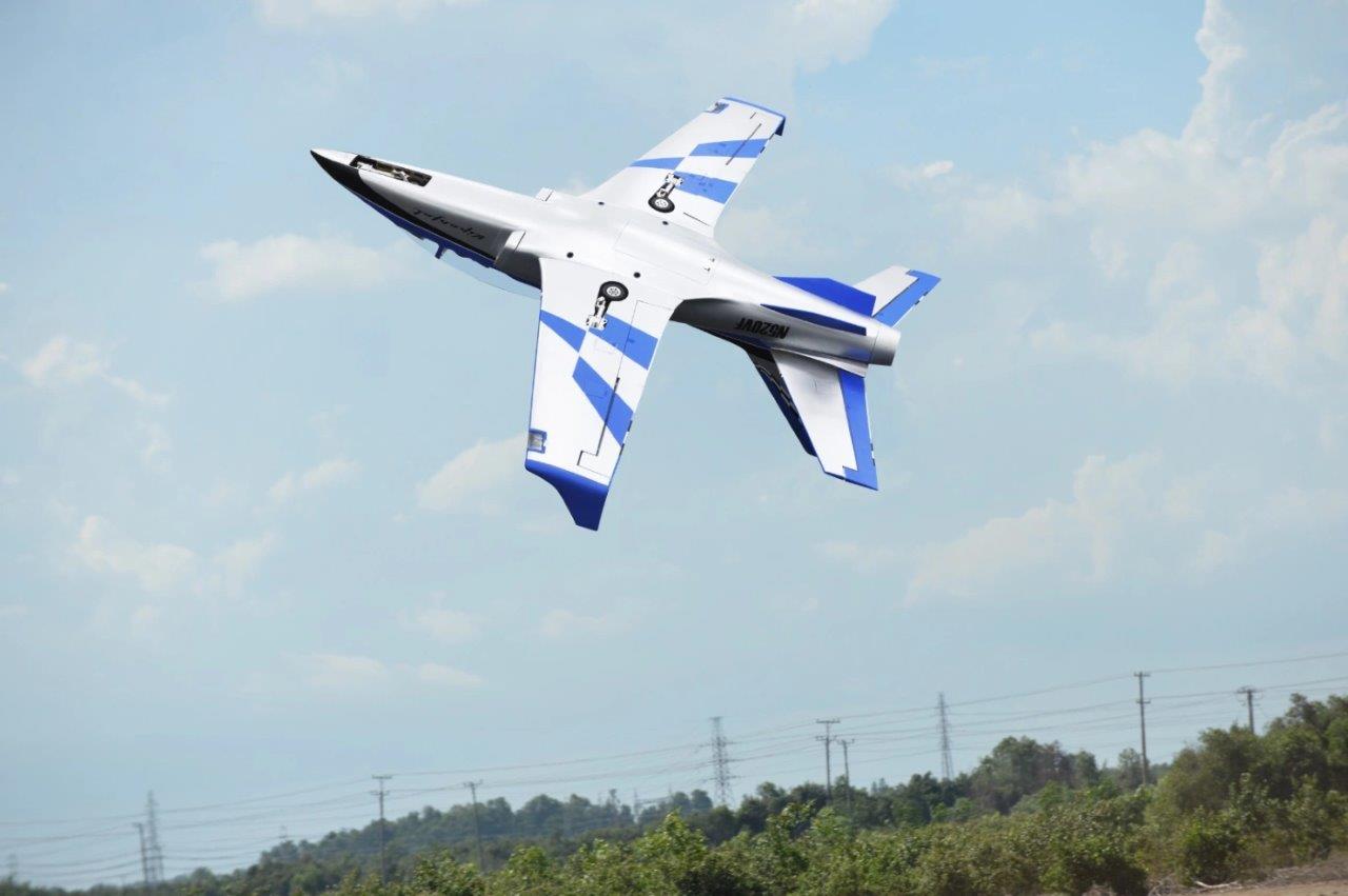 Black Horse Viper Jet MKII 1885mm EDF 120mm ARF Blå - Silver - 3