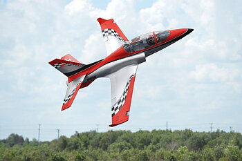 Black Horse Viper Jet MKII 1885mm EDF 120mm ARF Röd - Silver