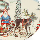 Andreas Alariesto (Lappi 1980) Wall Plaque "Santa Claus at Korvatunturi" 12 cm #7 <with Box>  [Sample Images]