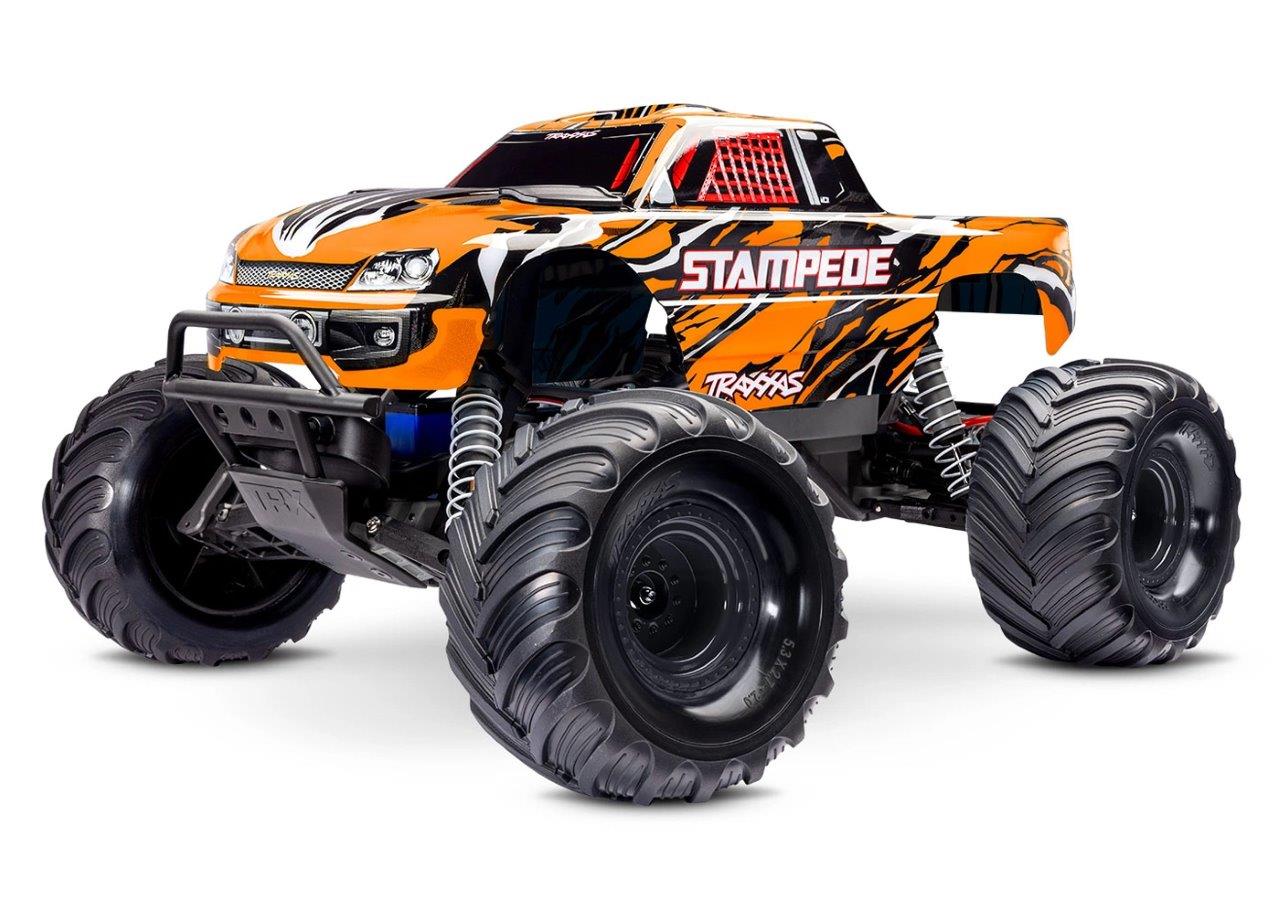 Traxxas Stampede 2WD 1/10 RTR TQ EHD Orange USB-C - Med Batteri/Laddare