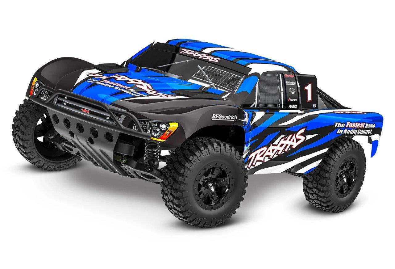 Traxxas Slash 2WD 1/10 RTR TQ Blå-X EHD Clipless USB - Med Batteri/Laddare