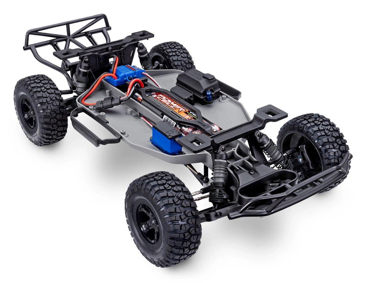 Traxxas Slash 2WD 1/10 RTR TQ Blå-X EHD Clipless USB - Med Batteri/Laddare - 4