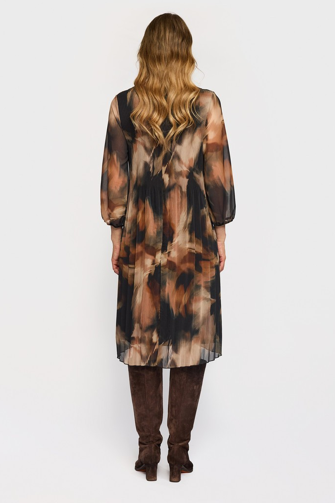 Dieppe Dress - Brown Mix - 2-Biz - 3