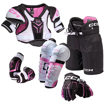 Barbie™ x CCM Startkit hockeyskydd Youth