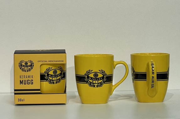 Mjällby AIF Mugg Gul 30 cl