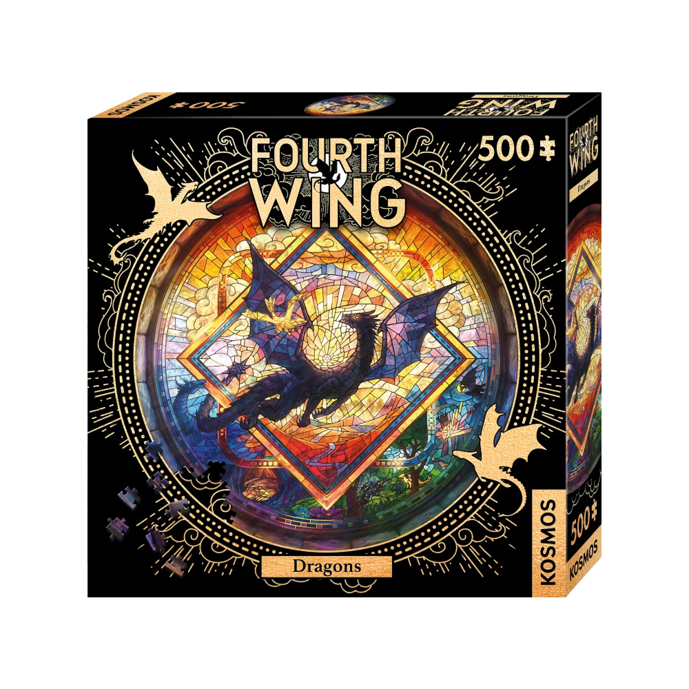 Fourth Wing – Dragons – pussel, 500 bitar