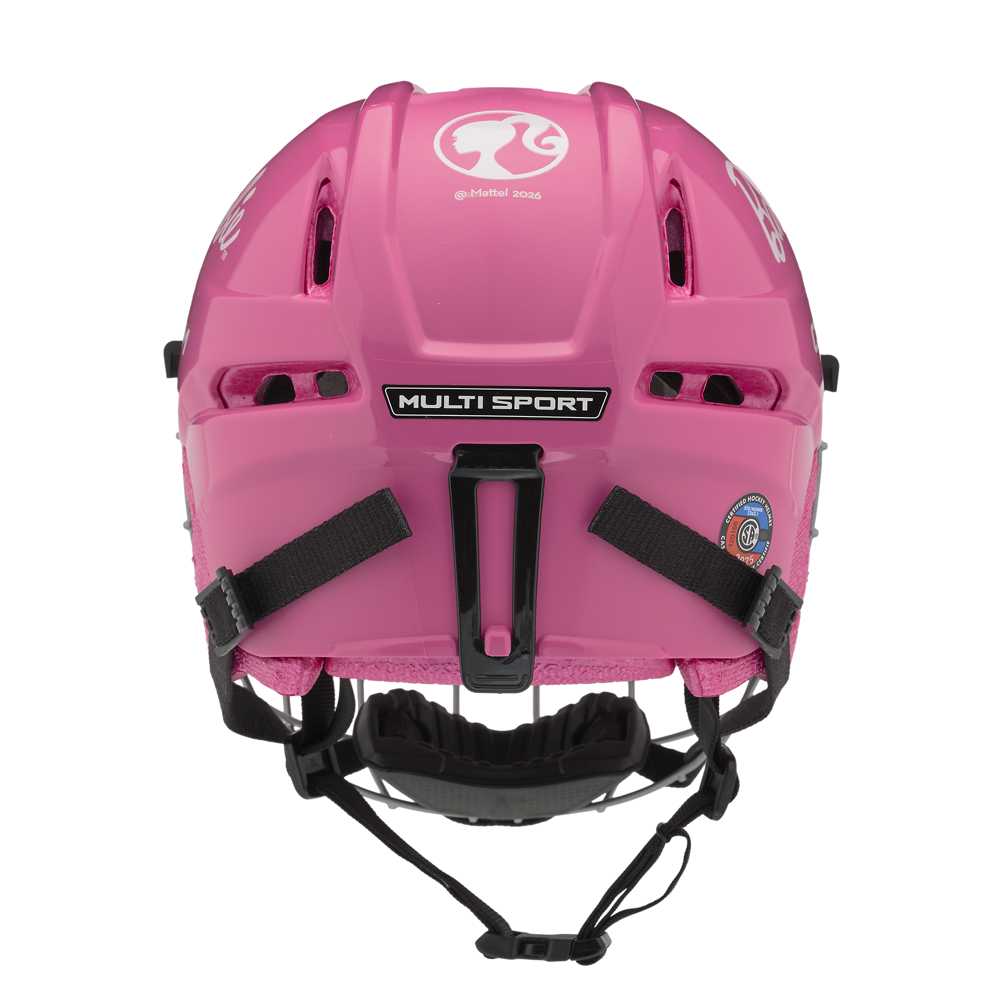 Barbie™ x CCM Multisporthjälm med galler Youth - 4