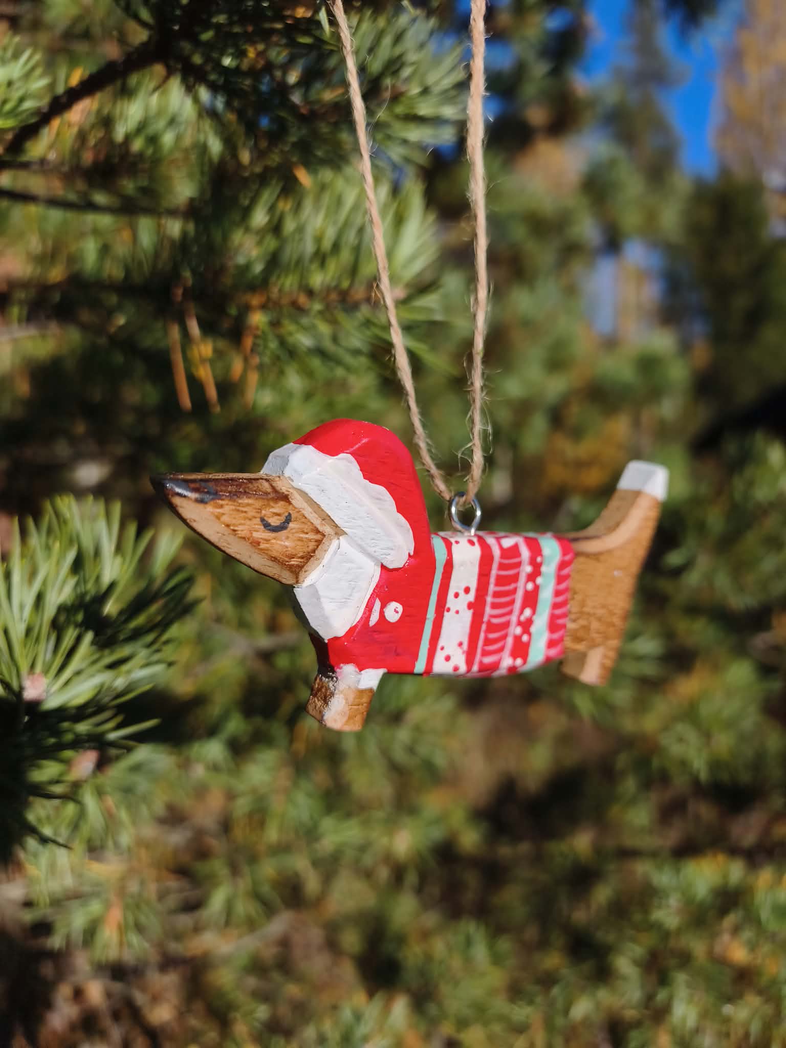 Hängande jul Hund - 4