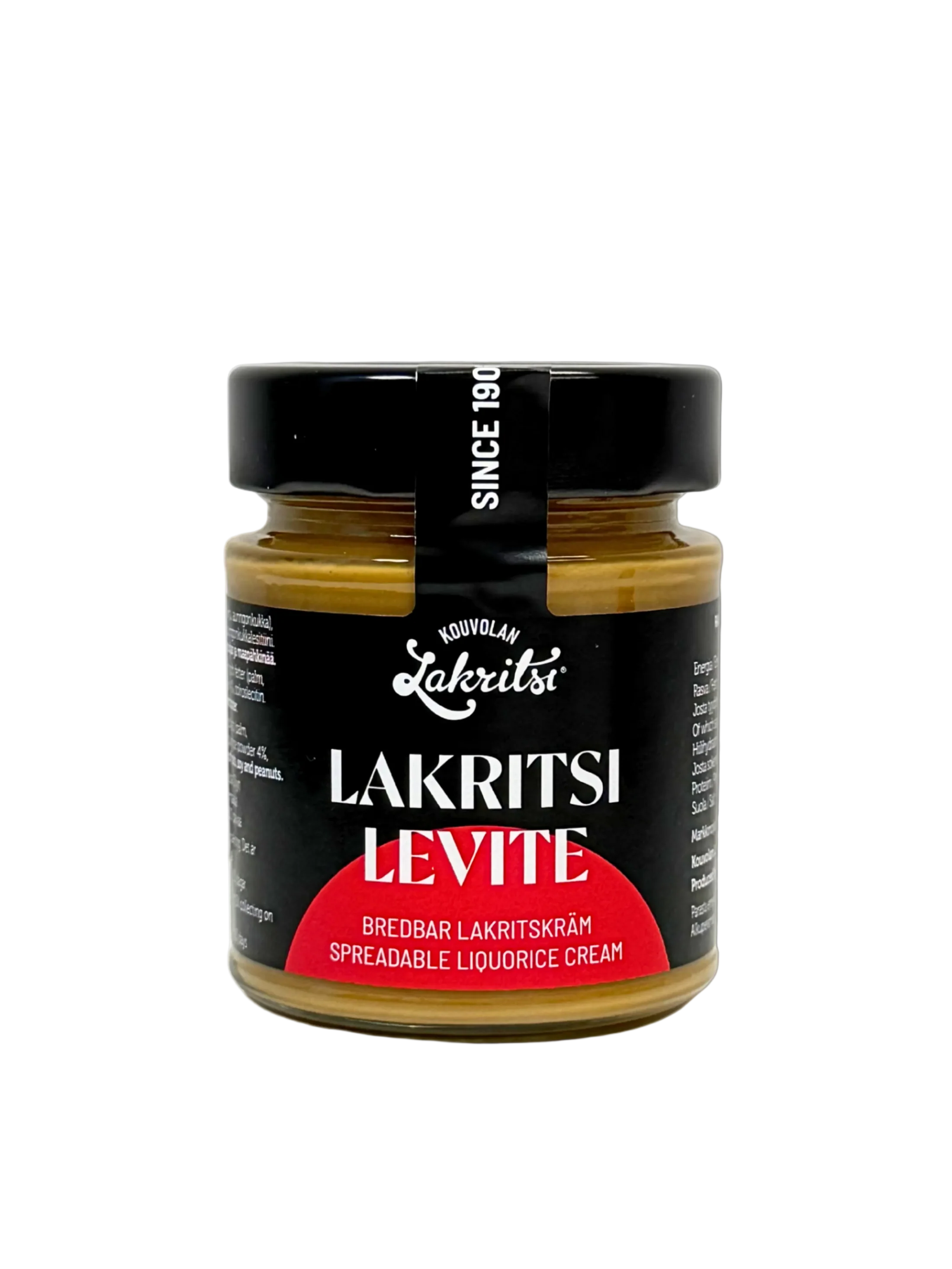 Lakritscréme Bredbar 170 g - Kouvalan Lakritsi