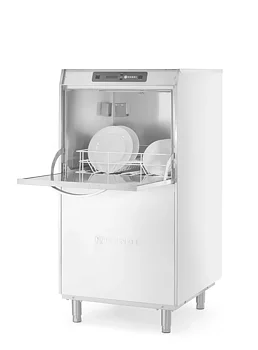 Rough-wash dishwasher with electronic controls