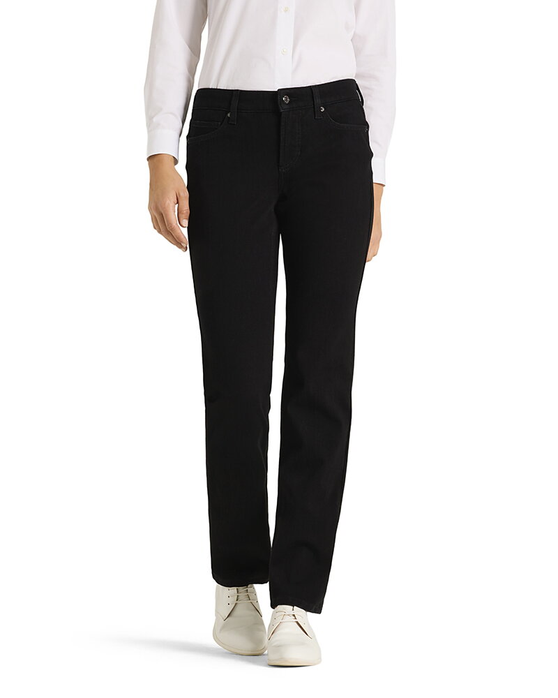 Jeans Piper long basic rinsed svart