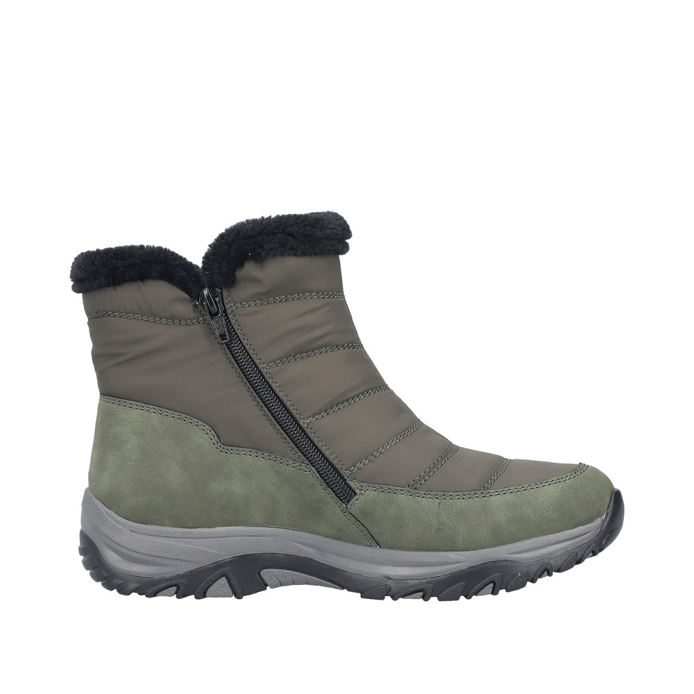 	Rieker Damboots varmfodrad  mörk Grön - 2
