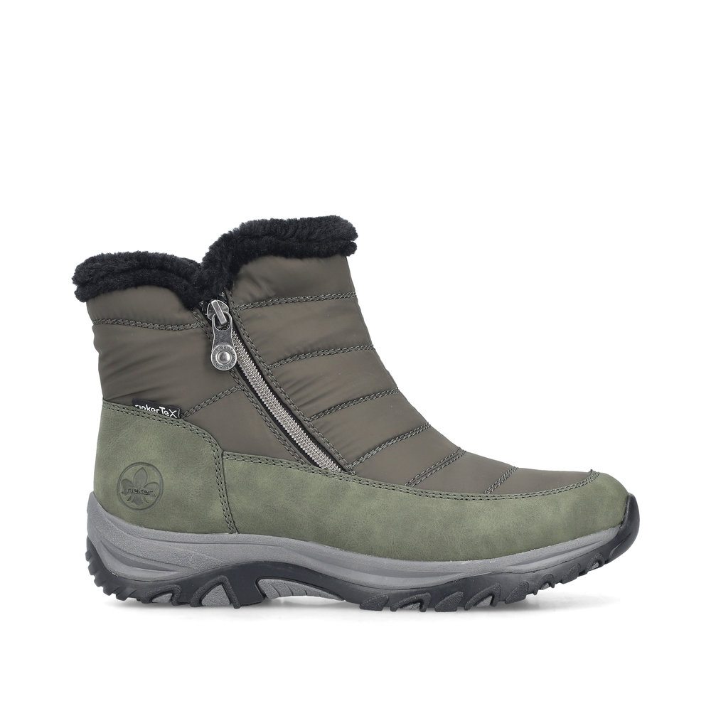 	Rieker Damboots varmfodrad  mörk Grön - 5