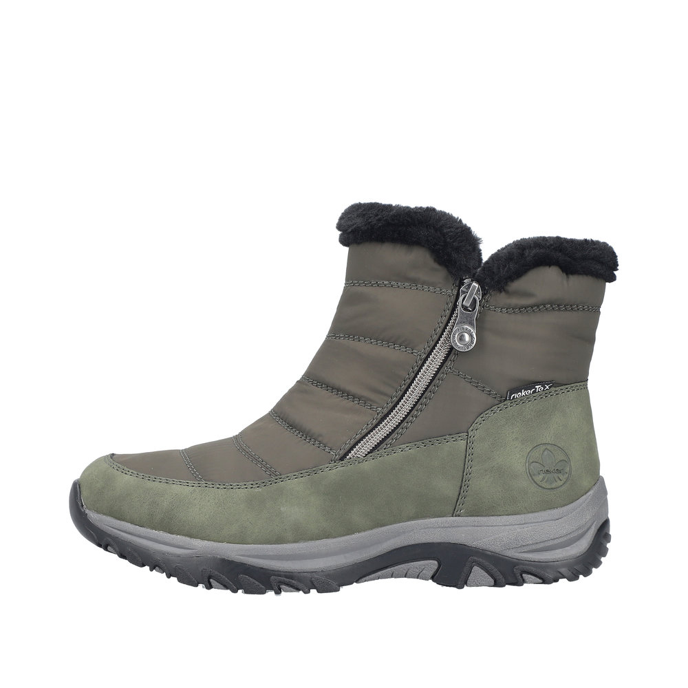	Rieker Damboots varmfodrad  mörk Grön - 6