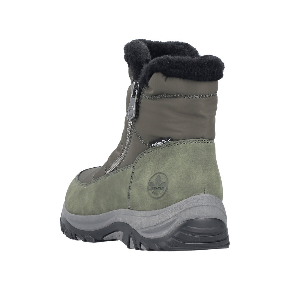 	Rieker Damboots varmfodrad  mörk Grön - 3