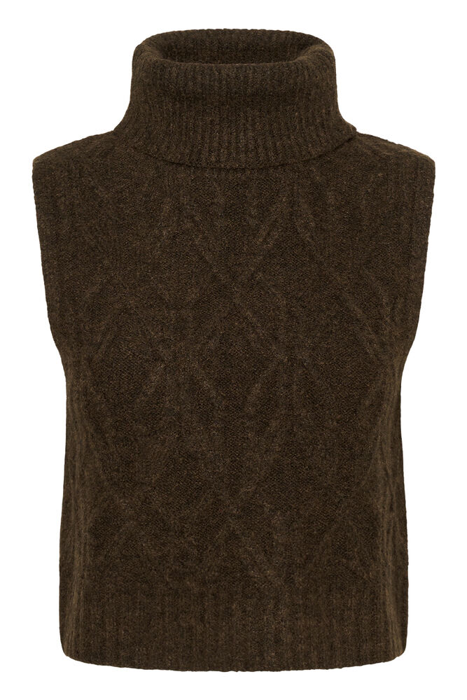 Cream Elsie Knit Slipover Java - 2