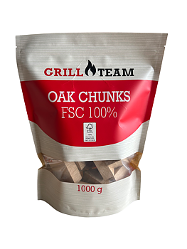 GrillTeam Oak chunks 1 kg