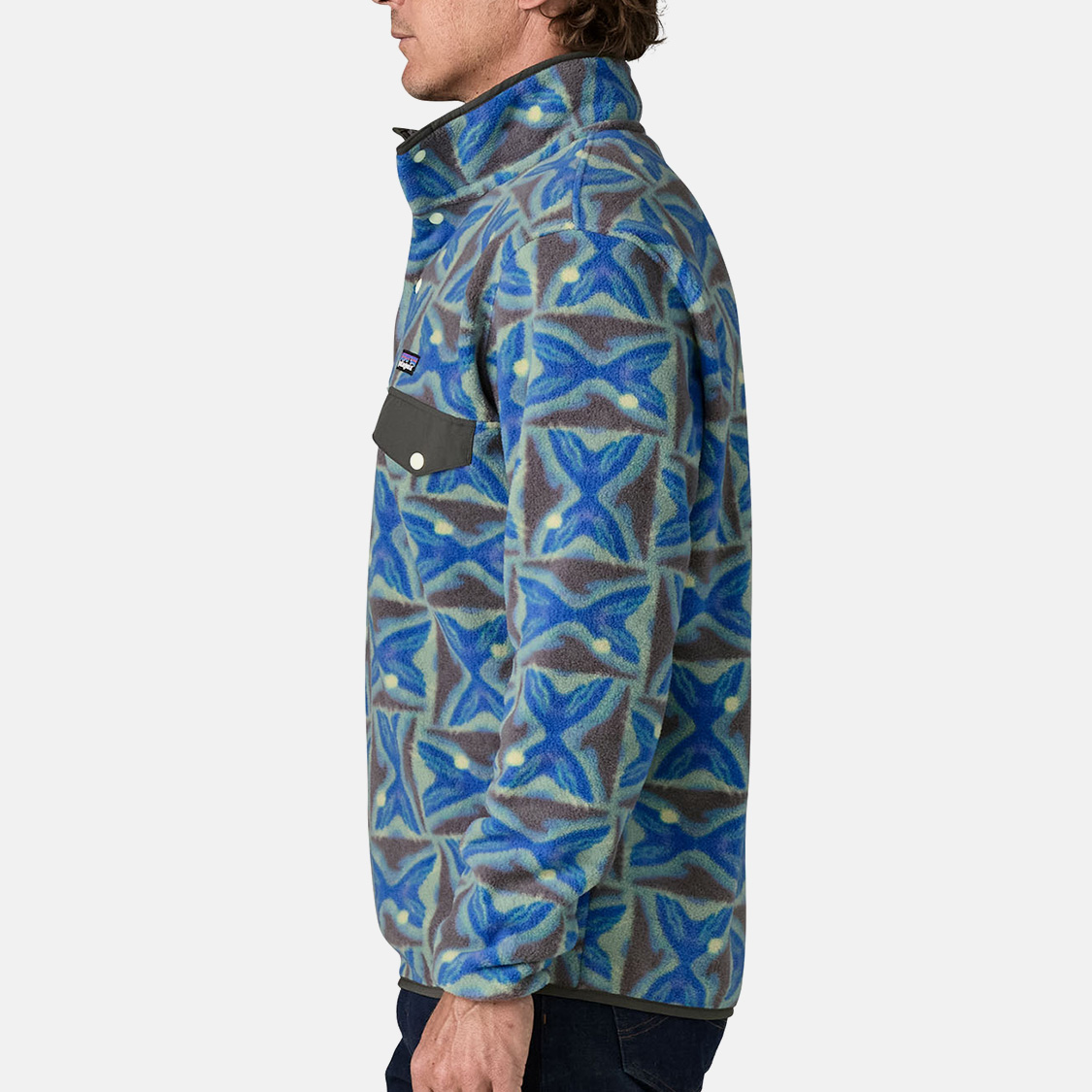 Patagonia - Lightweight Synchilla Snap-T Fleece Pullover Deep Freeze Forge Grey - 3