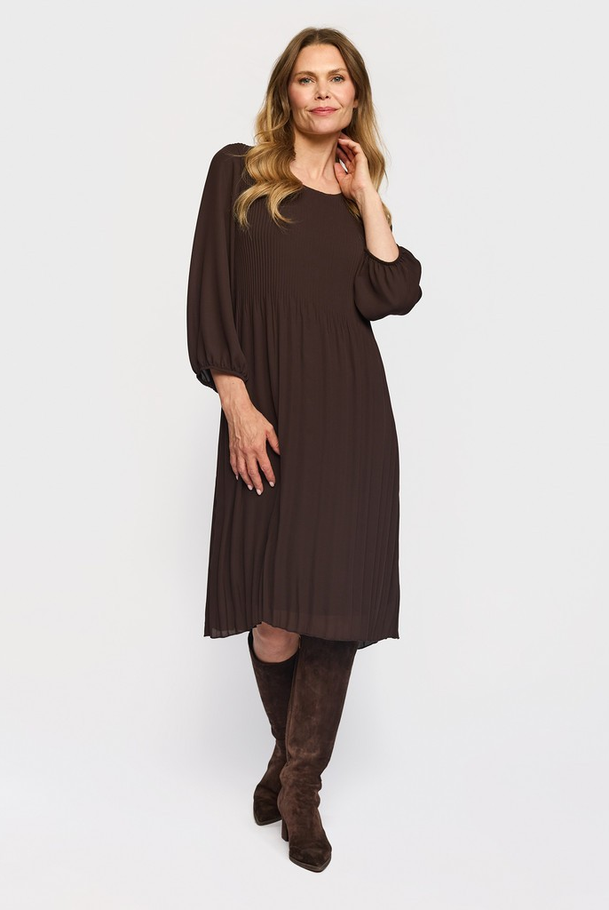 Uline Dress - Brown - 2-Biz