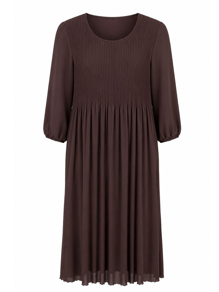 Uline Dress - Brown - 2-Biz - 4