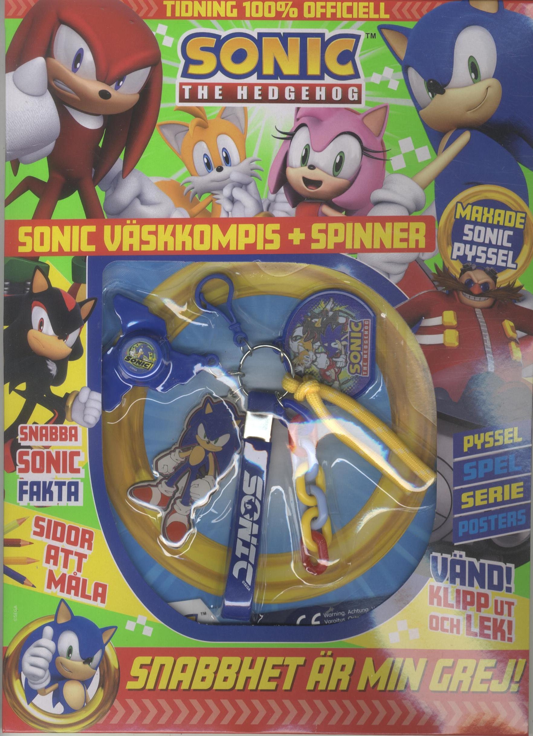 Tidningspåse nr 6 2026, Sonic Väskkompis + spinner