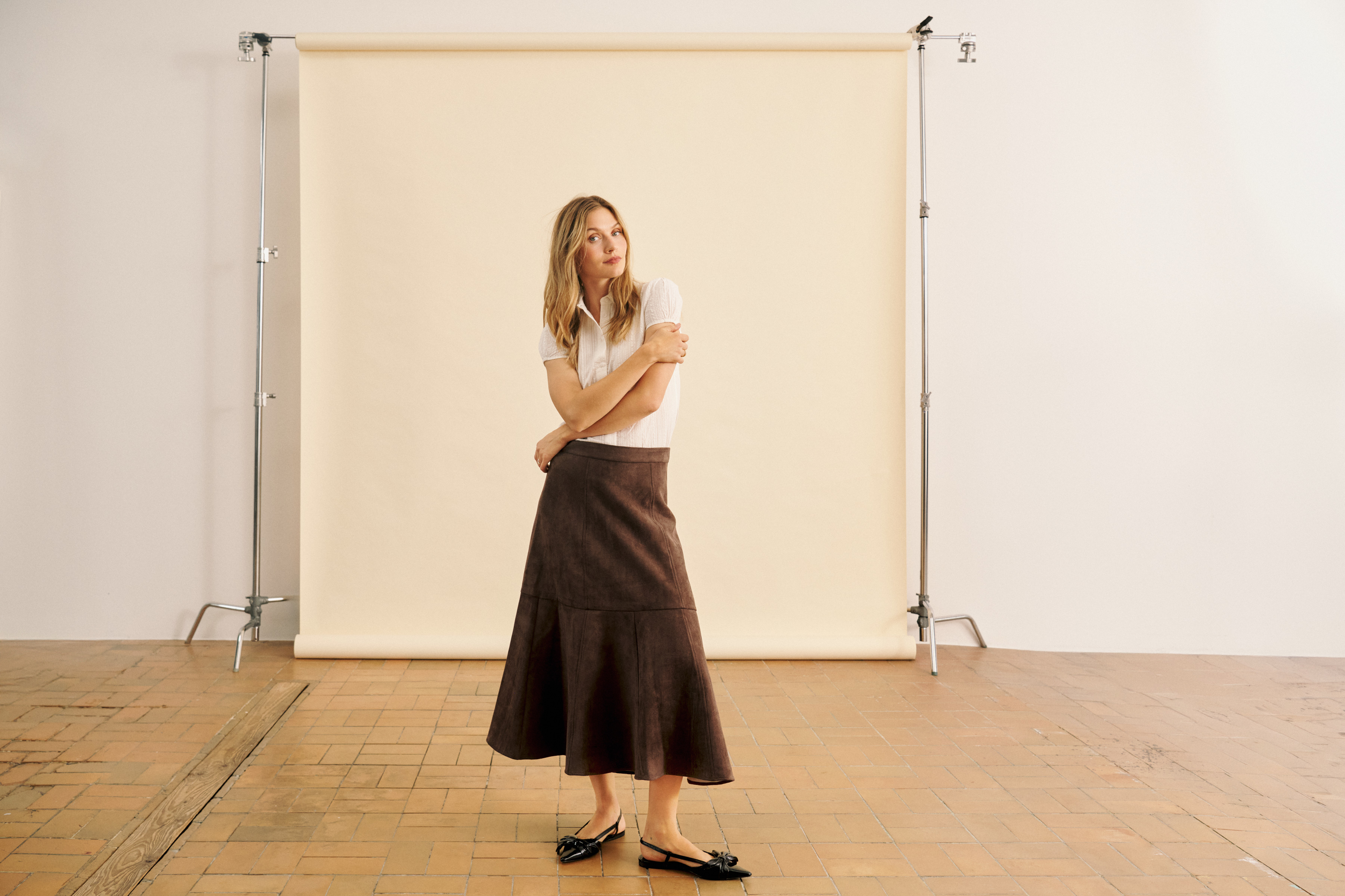 ShadowSZ Skirt Chocolate Brown - 7