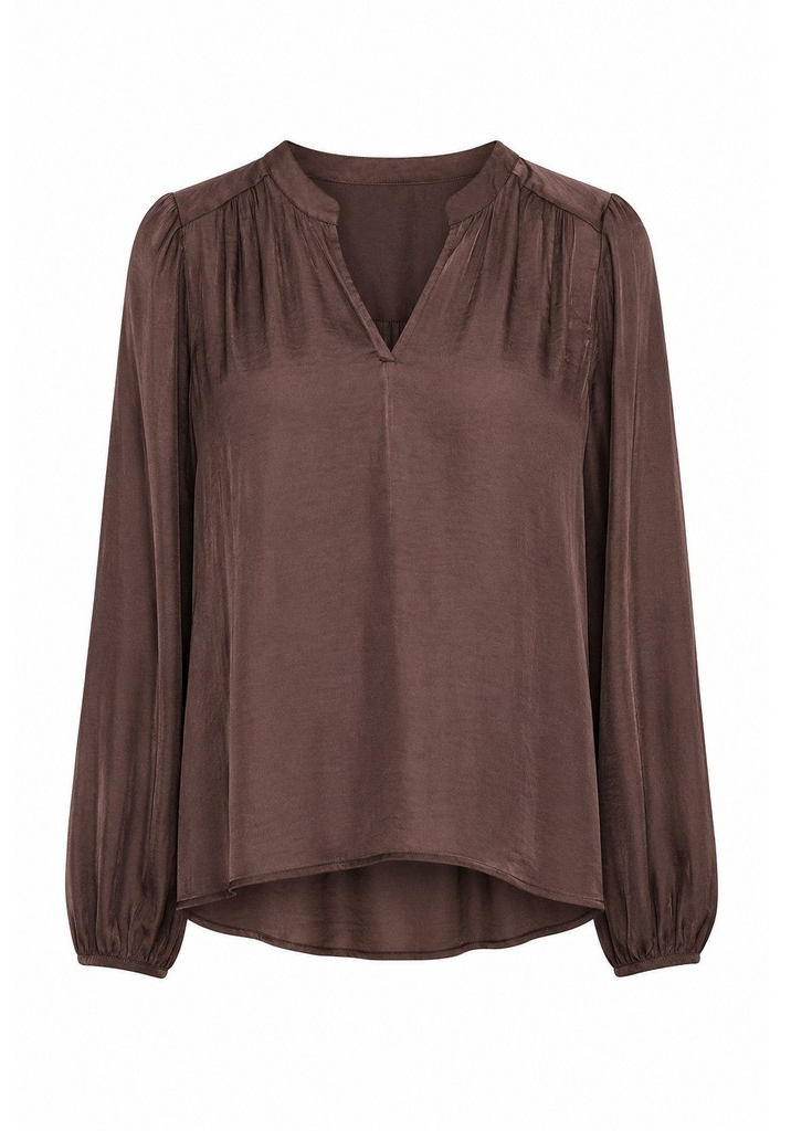 Tia Blouse - Brown - 2-Biz - 4