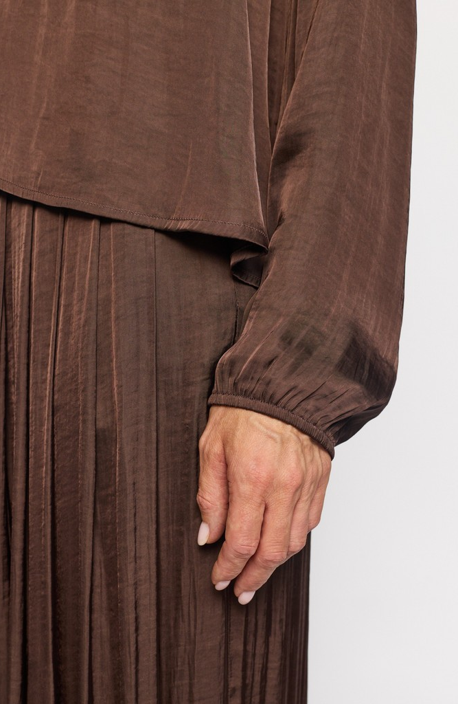 Tia Blouse - Brown - 2-Biz - 3
