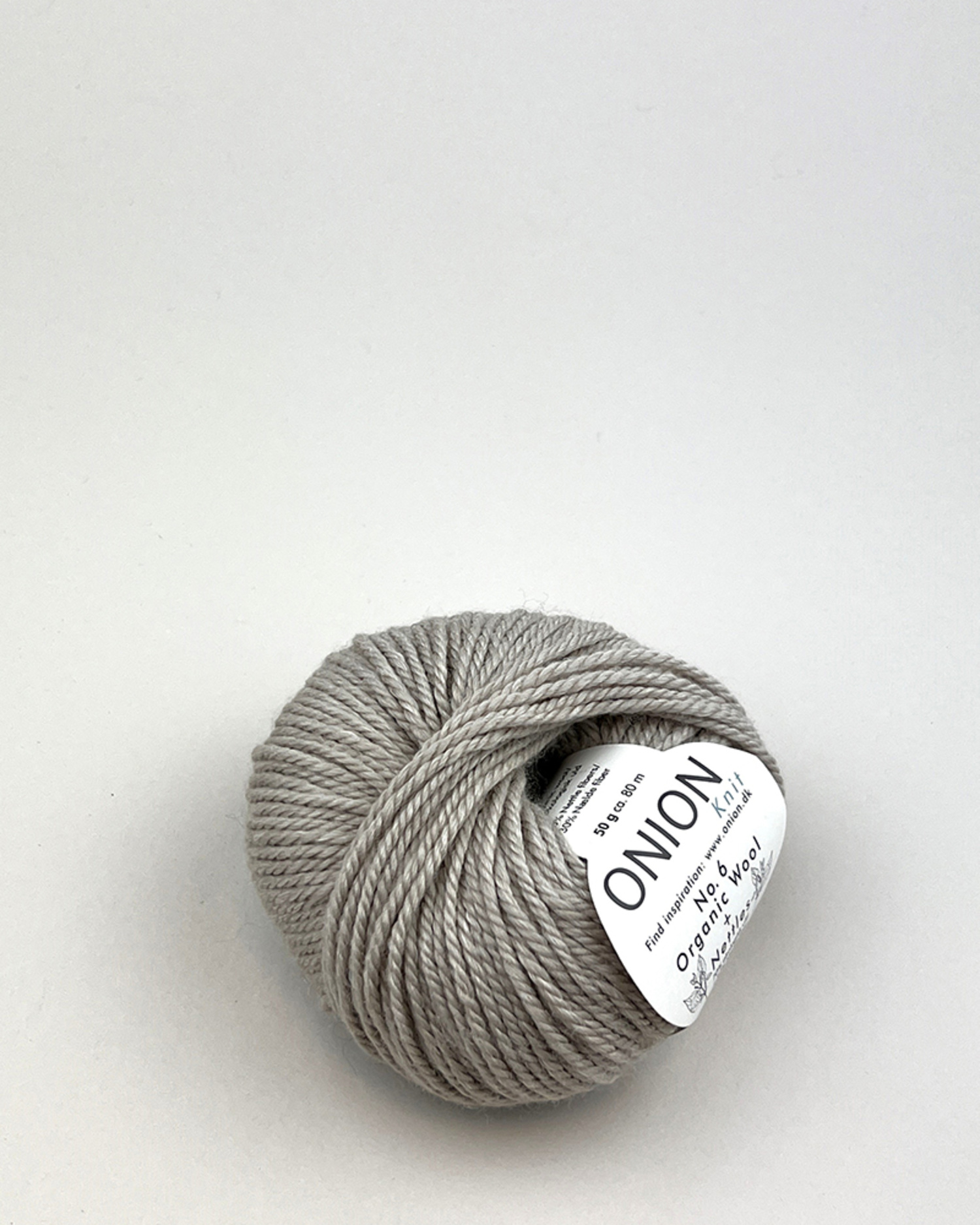 No. 6 Organic Wool Nettles - Pärlemor/625