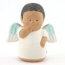 Lisa Larson (1970s) Cute Child Angel Candleholder Angelo <Early Production>