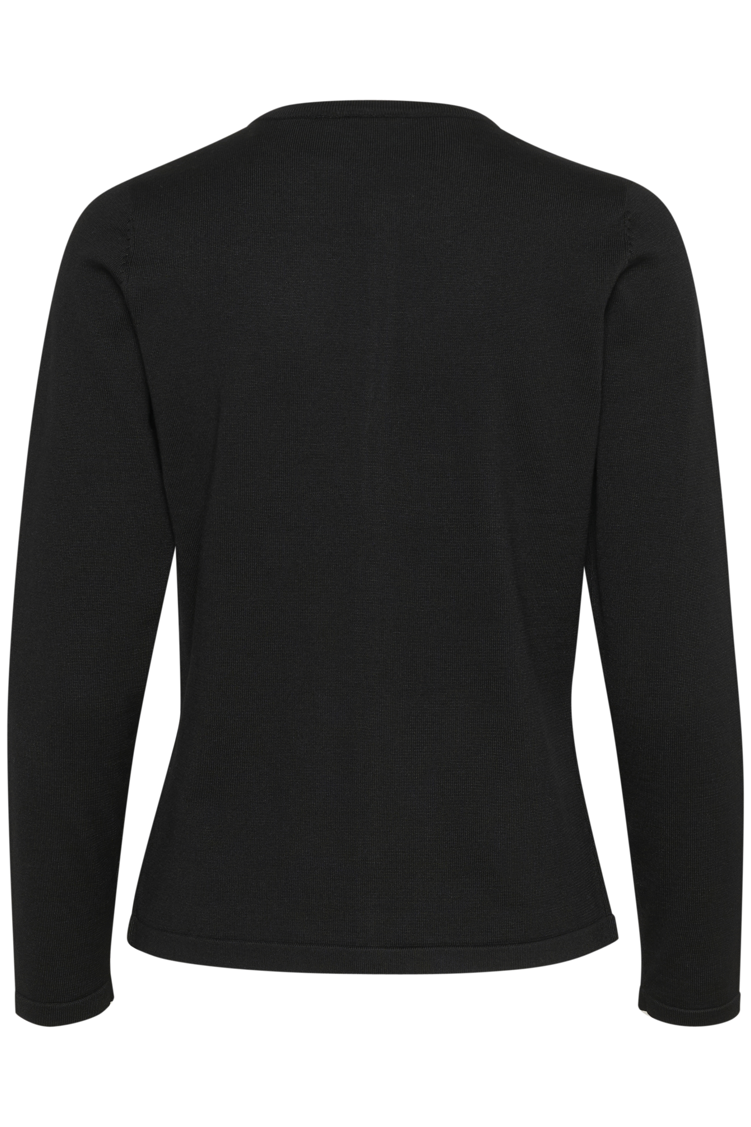 MilaSZ R-Neck Cardigan Black - 2
