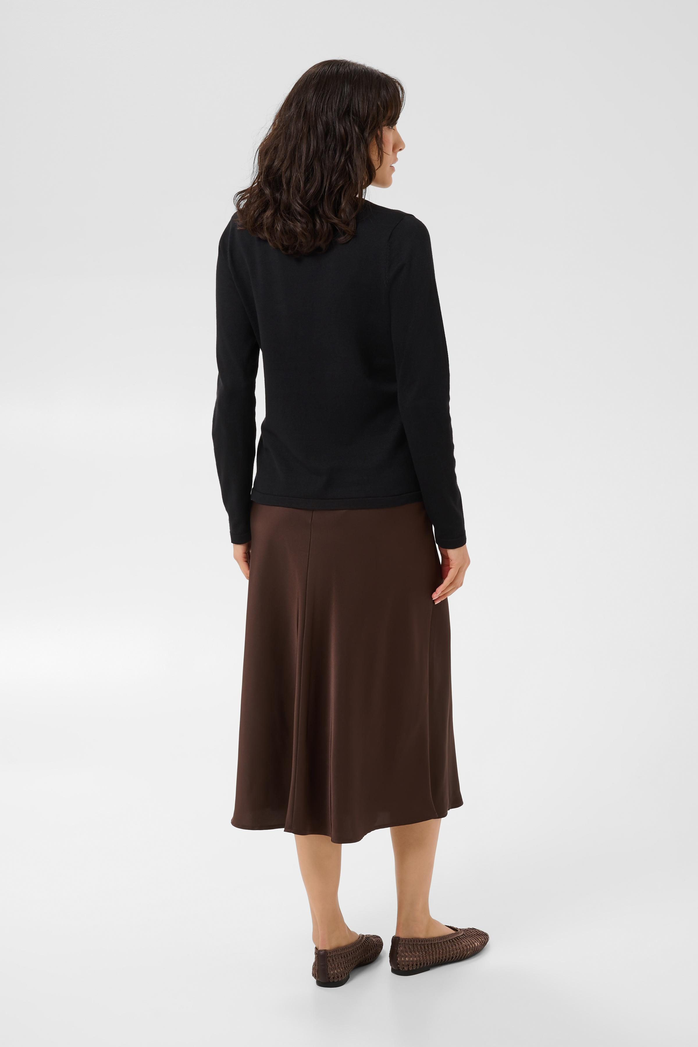 MilaSZ R-Neck Cardigan Black - 6