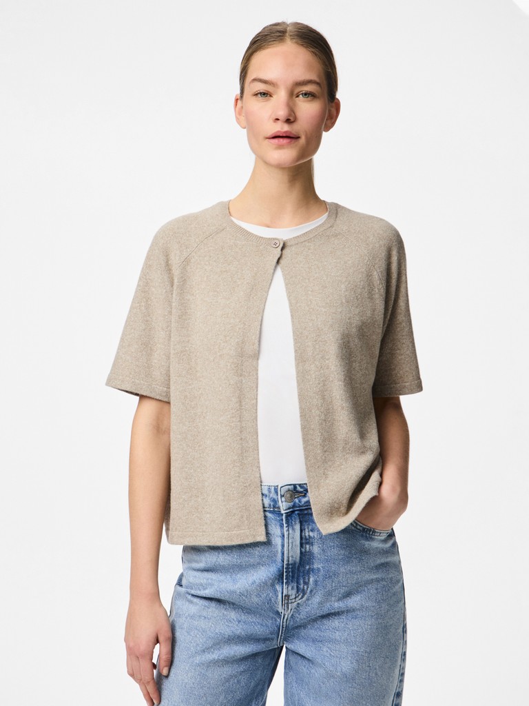 Pieces - Bree Cardigan Beige - 6