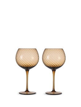 Vinglas Opacity brun 2-pack 
