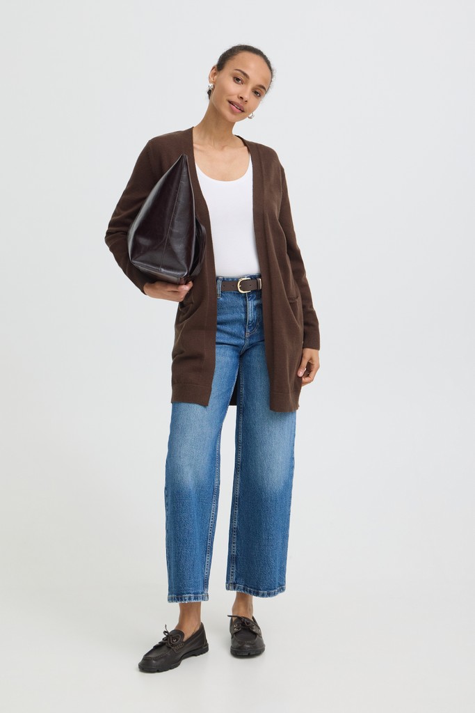 B Young  - Nonina Cardigan Brun - 5