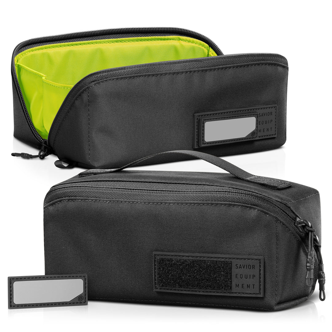 Savior Equipment Utility Pouch - Obsidian Black / Neon Green - 1pcs