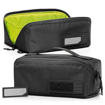 Savior Equipment Utility Pouch - Obsidian Black / Neon Green - 1pcs