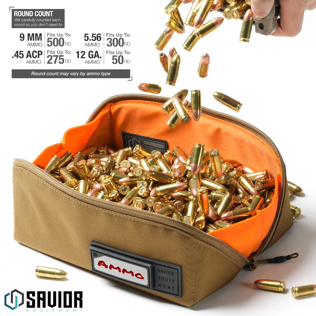 Savior Equipment Utility Pouch - FDE / Orange - 1pcs 3