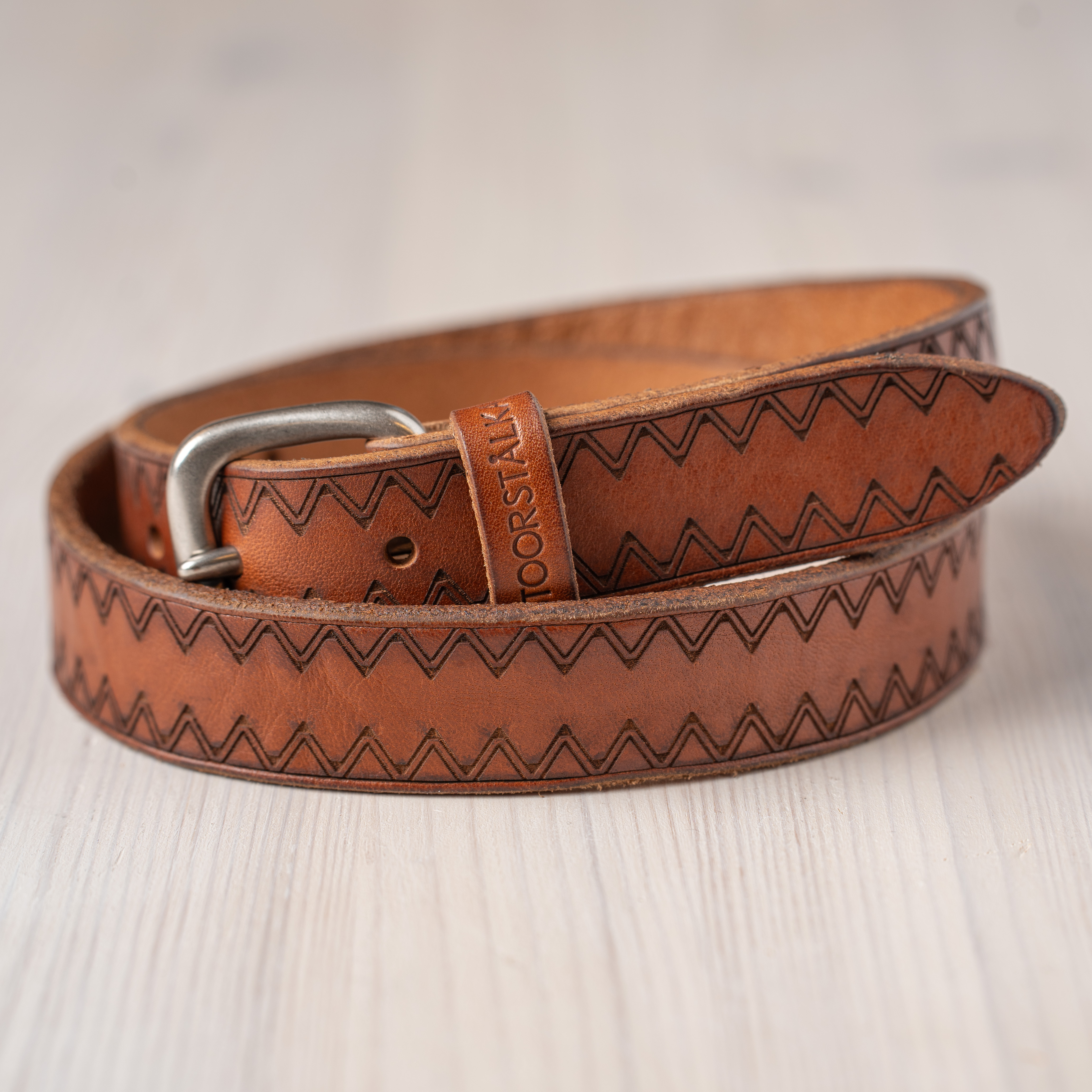 Leather belt Sarek