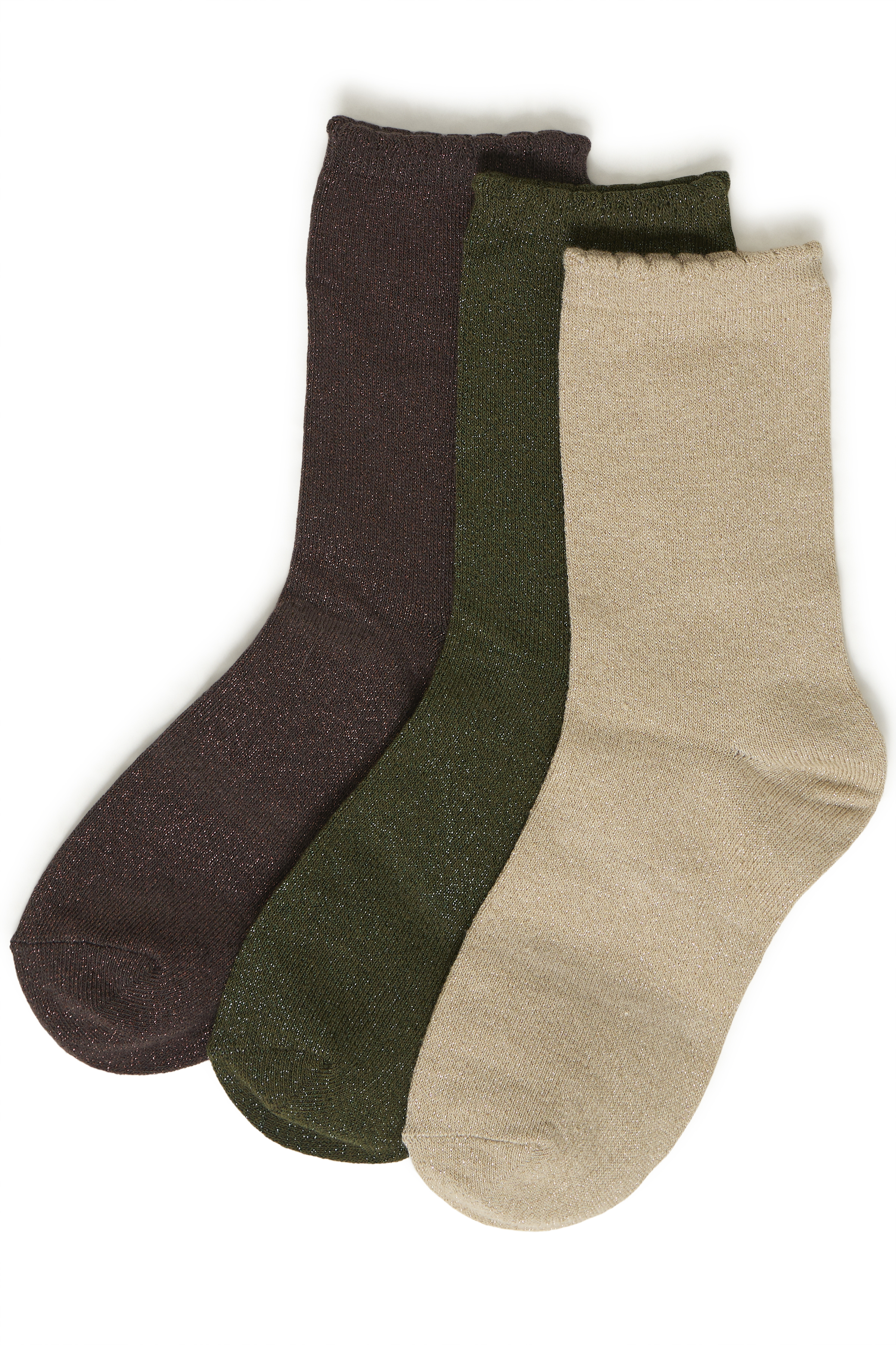 BYVILAINE SOCK BOX 3 JAVA, OLIVE, HUMUS BOX