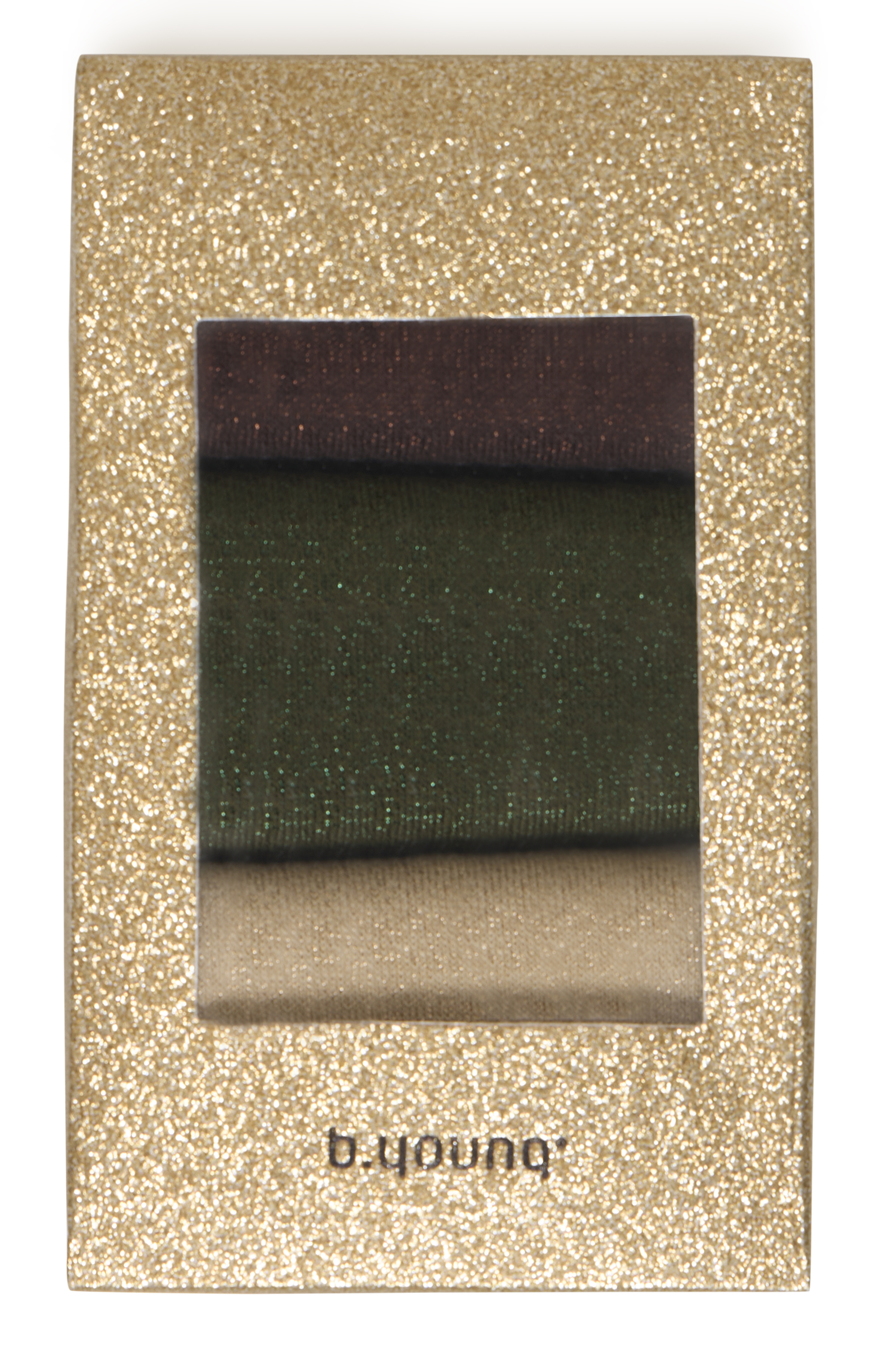 BYVILAINE SOCK BOX 3 JAVA, OLIVE, HUMUS BOX - 3