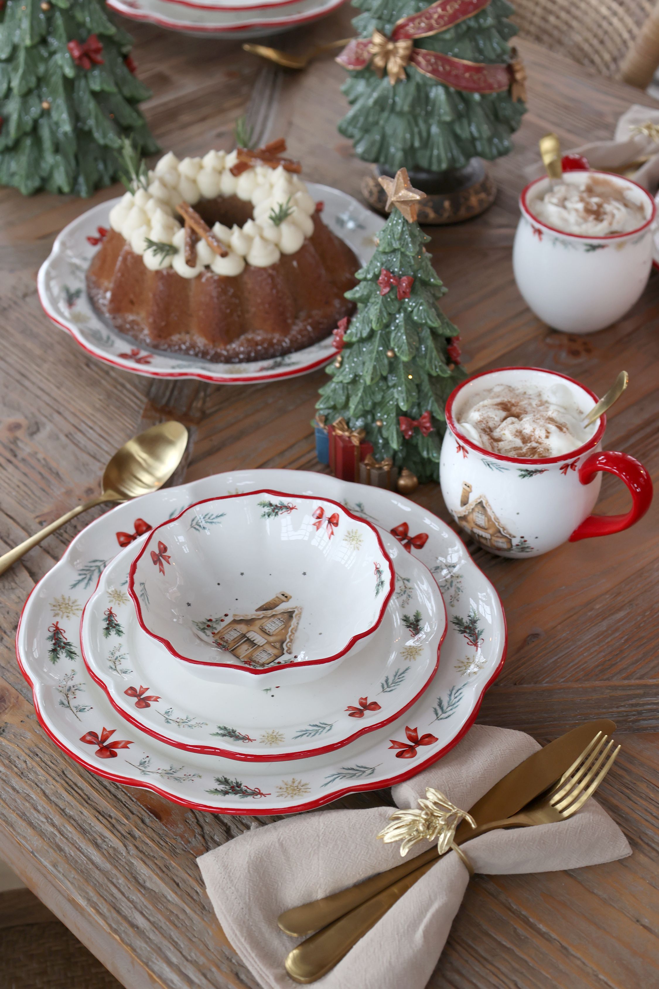  Chalet de Noël - Skål - Cherry H4,5/Ø14 cm - 4