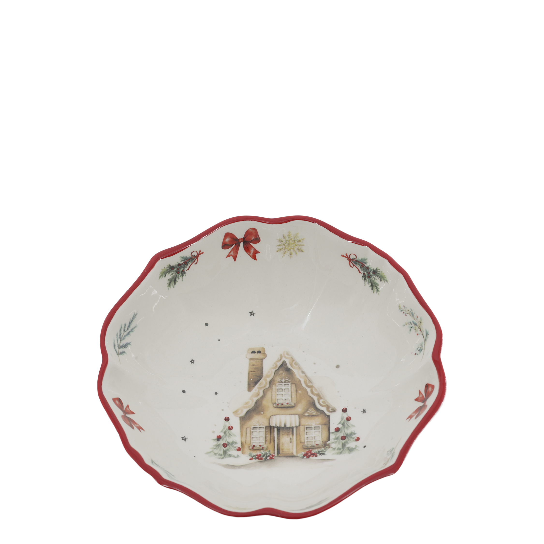  Chalet de Noël - Skål - Cherry H4,5/Ø14 cm - 2