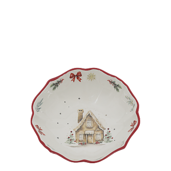  Chalet de Noël - Skål - Cherry H4,5/Ø14 cm