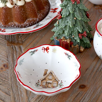  Chalet de Noël - Skål - Cherry H4,5/Ø14 cm