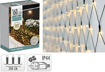 Ljusnät LED 160 varmvit