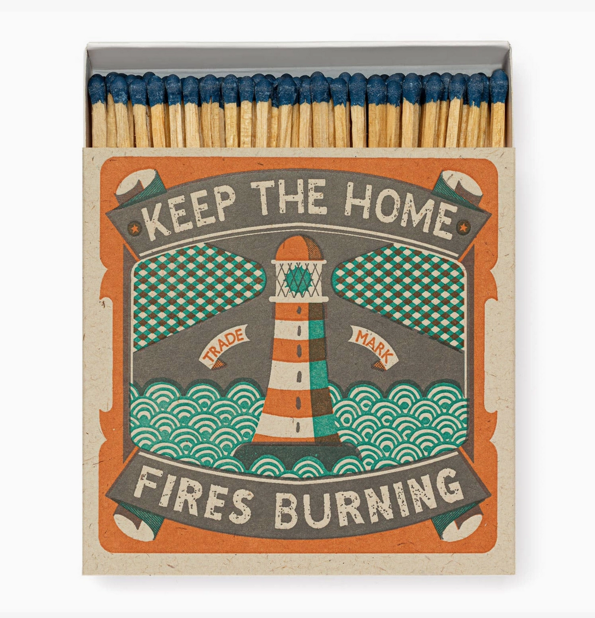 Tändstickor Archivist – HOME FIRES 11x11cm, 125 stickor