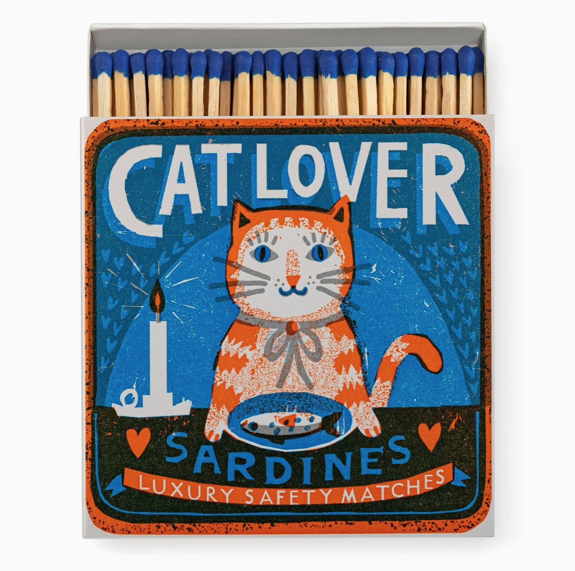 Tändstickor Archivist – CAT LOVER 11x11cm, 125 stickor